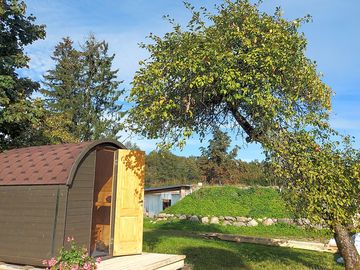 Solid timber cabin
