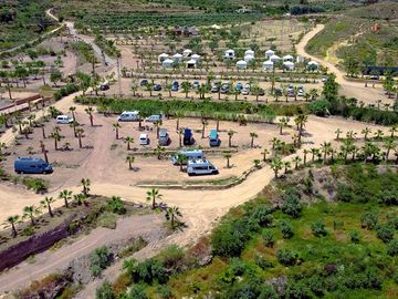 Pitches and yurts