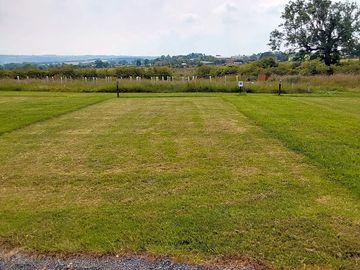 Electric grass touring pitch