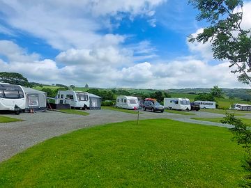 Gold fully-serviced hardstanding pitch