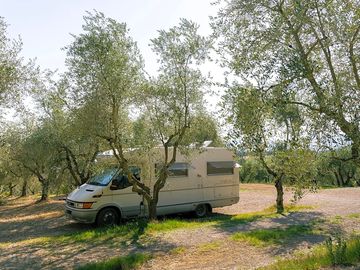 Parking for campers and caravans