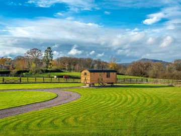 Surrounded by horse paddocks