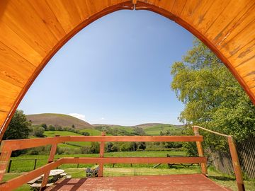 View from the pods