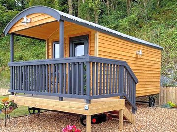 External view of the hut