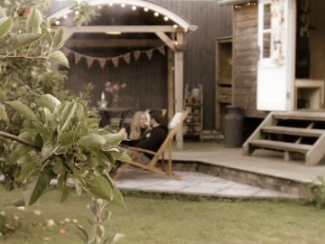 Shepherd's hut exterior