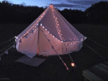 Solar fairy lighting on all tents (added by manager 03 may 2023)