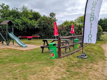 Our front play area
