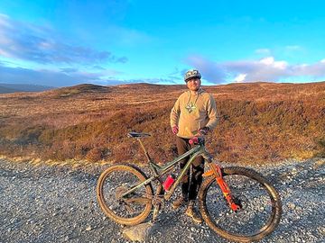 Bike trails from the site