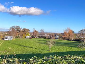View across the pitches
