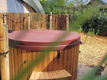 Electric hot tub