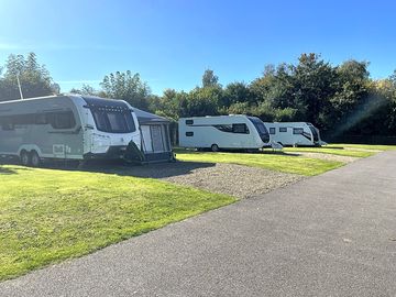 Fully serviced, all-weather pitches available.