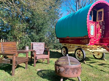 Seating by the gypsy caravan (added by manager 14 may 2022)