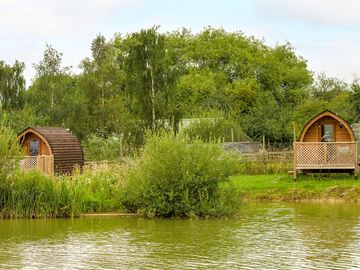 Pods by the lake