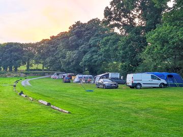 Parked up on the pitches