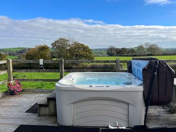Private hot tub