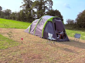 Exterior of the ready tent
