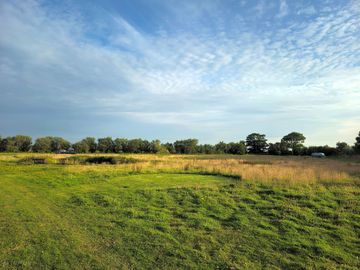 Lovely summers day in our camping field