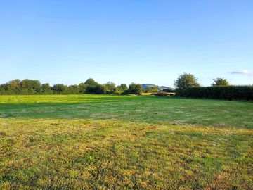 Non electric pitches with views of brent knoll