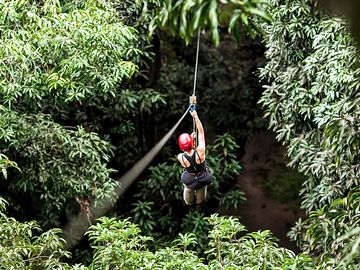 Ziplining