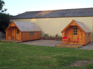 Two cosy cabins - perfect for romantic stays