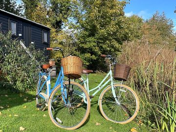 Two courtesy bikes