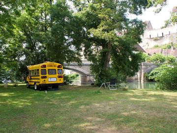 Pitches by the river