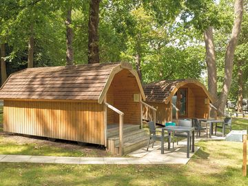 The camping pods at abbey wood campsite