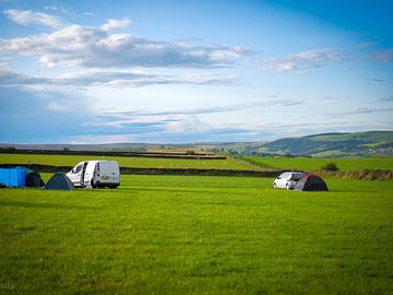 View across the campsite