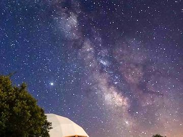 Starry night sky