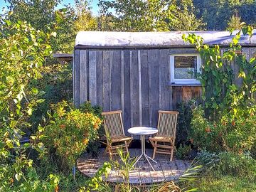South-facing terrace