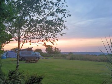 Glasfryn escapes at sunset
