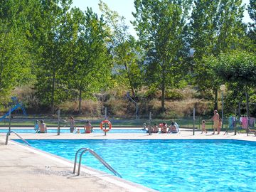 Fun at the swimming pool