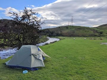 Pitched up next to the creek (added by visitor 06 oct 2020)