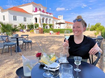 Book wine tastings on the terrace