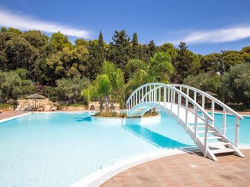 Pool and landscaped gardens