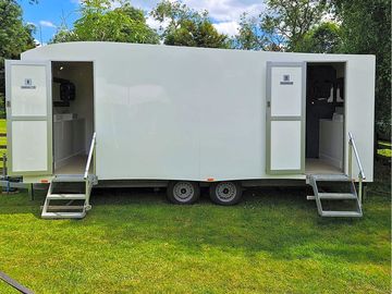 Available toilets - cleaned daily