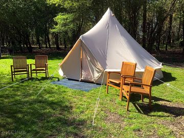 Bell tent exterior (added by manager 17 jun 2021)