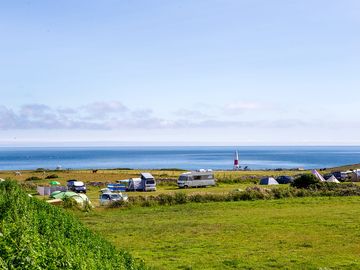 Views to portland bill lighthouse
