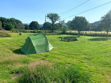 Field with our tent (added by visitor 21 jul 2021)