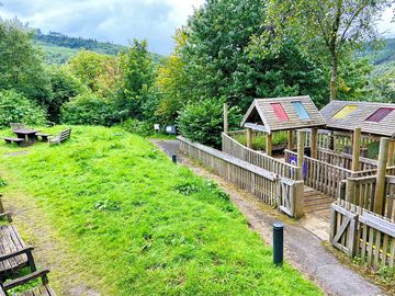 Picnic area next to the play park