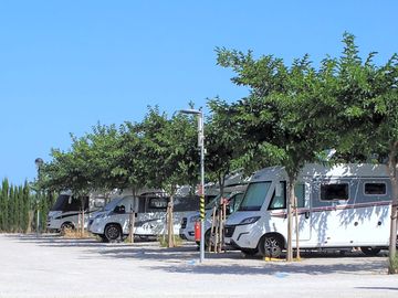 Parcelas sombreadas en verano