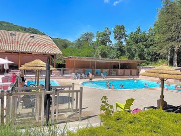 Pool and sun loungers