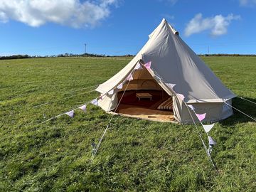 Sunset bell tent