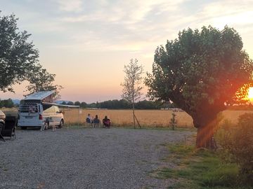 Pitches with sunset views