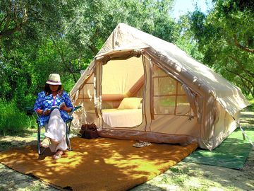 Exterior de la bell tent