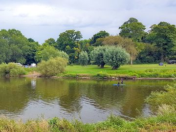 View of the site from across the river (added by manager 08 aug 2022)