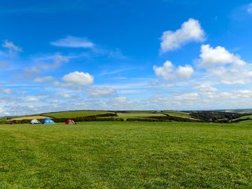 Visitor image of the view from their tent