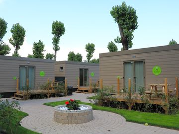 View of the cabins