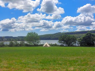 The camping field