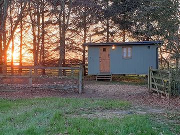 Exterior of the hut
